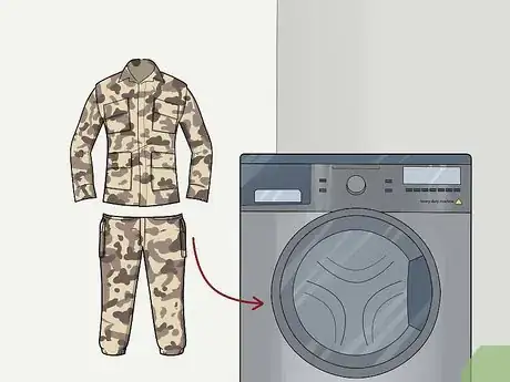 Image titled Wash an Army Uniform Step 1