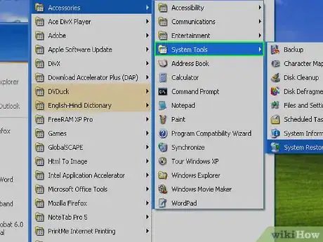 Image titled Use System Restore in Windows XP Step 4