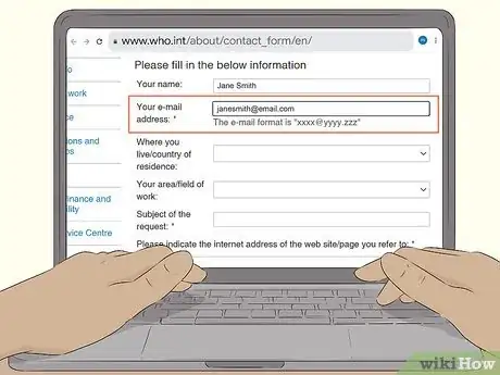 Image titled Contact the World Health Organization (WHO) Step 5