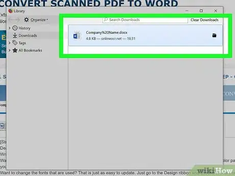 Image titled Convert a JPEG Image Into an Editable Word Document Step 9