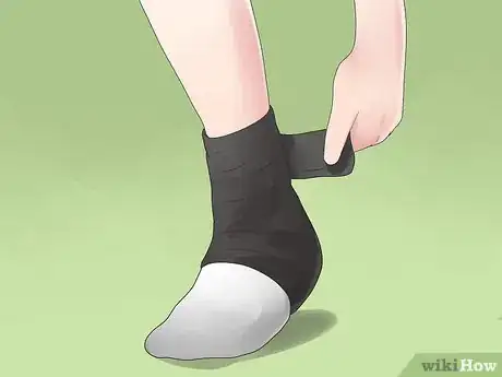 Image titled Tape a High Ankle Sprain Step 12