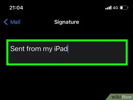 Image titled Change the Email Signature on an iPad Step 5