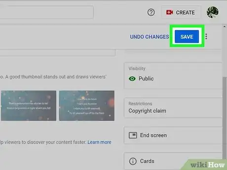 Image titled Add a Thumbnail to a Video on YouTube Step 16