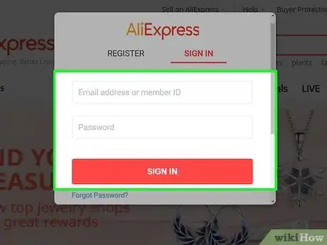 Image titled Contact a Seller on AliExpress Step 1