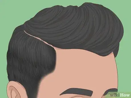 Image titled Style Straight Male Hair Step 4