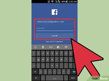 Image titled Change Facebook Password on Android Step 2