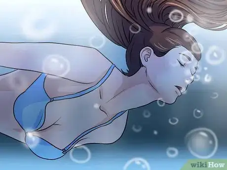 Image titled Stay Underwater in a Swimming Pool Step 12