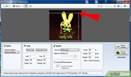 Image titled Stitch Images Together Using Microsoft Image Composite Editor Step 5
