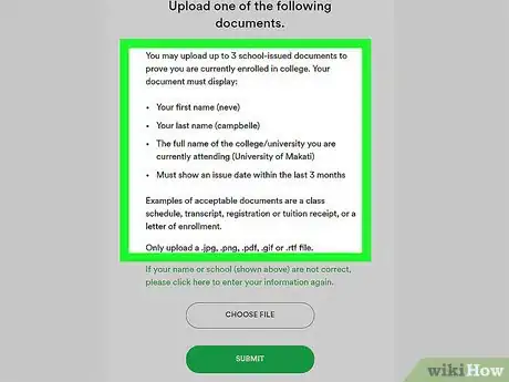 Image titled Get a Student Discount on Spotify Step 20