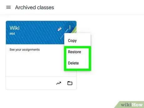 Image titled Archive a Google Classroom Step 16
