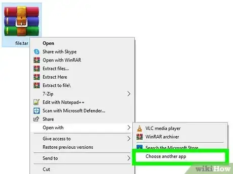 Image titled Open a TAR File on PC or Mac Step 10