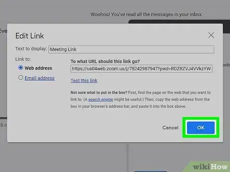 Image titled Put a Link in an Email Step 7