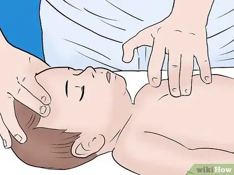 Image titled Do CPR on a Baby Step 7