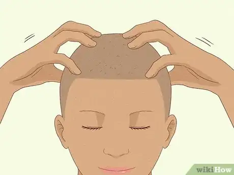 Image titled Take Care of a Shaved Head for Women Step 7