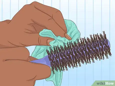 Image titled Clean a Round Hair Brush Step 11