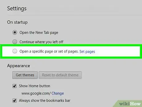 Image titled Set Homepage in Google Chrome Step 14