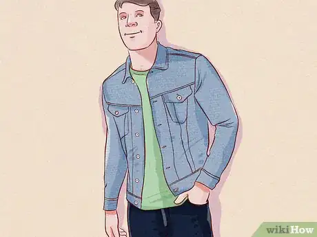 Image titled Wear a Jean Jacket Step 1