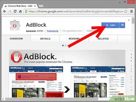 Image titled Install Adblock on Google Chrome (Ubuntu) Step 5