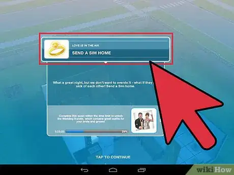 Image titled Get Married in the Sims Freeplay Step 4