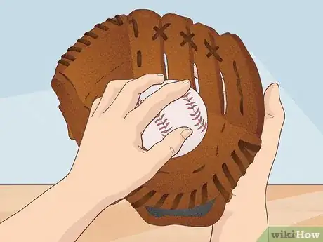 Image titled Break in a New Baseball Glove Step 3