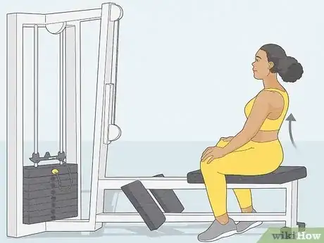 Image titled Do a Seated Cable Row Step 2