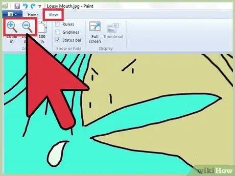 Image titled Zoom in on a Photo in Microsoft Paint Step 6