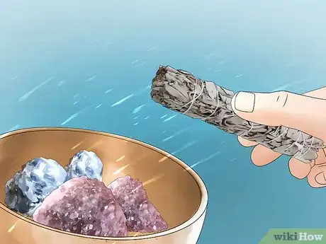 Image titled Cleanse Crystals with Sage Step 12