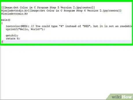 Image titled Get Color in C Program Step 4