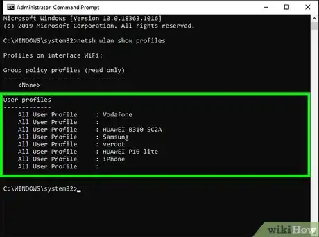 Image titled Find the WiFi Password of a Past Connection Using Command Prompt (CMD) Step 3