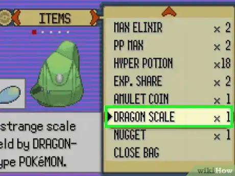 Image titled Get Dragon Scale in Pokémon Sapphire Step 5