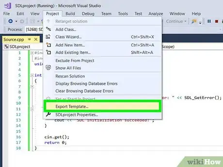 Image titled Set Up SDL with Visual Studio 2017 Step 16