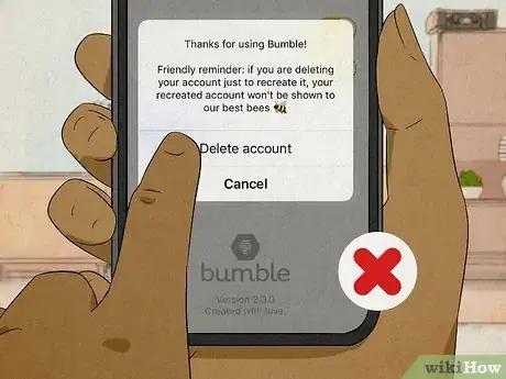 Image titled Does Deleting Your Bumble Account Cancel Your Subscription Step 1