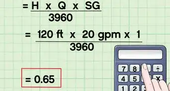 Calculate Water Pump Horsepower