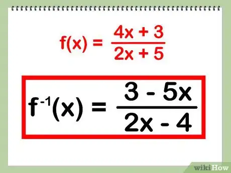 Image titled Find the Inverse of a Function Step 4