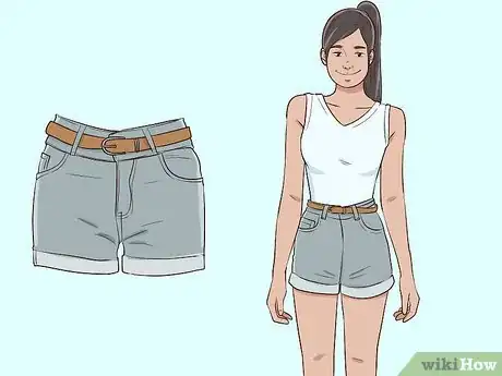 Image titled Wear High Waisted Shorts Step 14