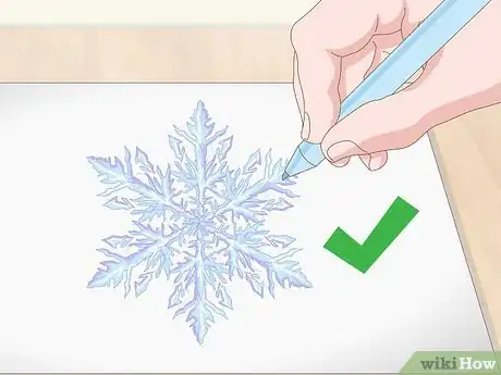 Image titled Draw a Snowflake Step 6