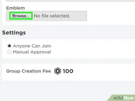 Image titled Make a Group on ROBLOX Step 6