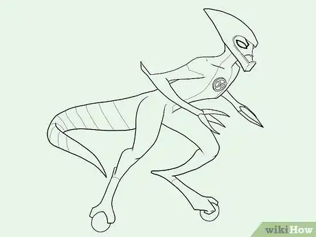 Image titled Draw Ben 10 Aliens Step 13