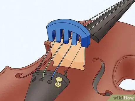 Image titled Put on a Violin Mute Step 5