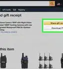 Share Order Details in Amazon