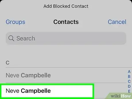 Image titled Block a Number on the iPhone Step 5