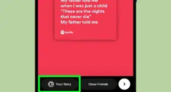 Share Spotify Lyrics on an Instagram Story