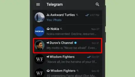 Image titled Telegram durov channel .png