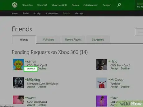 Image titled Accept a Friend Request on Xbox One Step 5