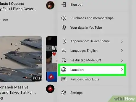 Image titled Change Your Country in YouTube Step 9