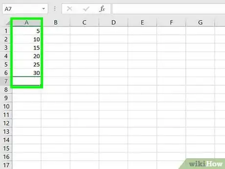 Image titled Calculate Mean and Standard Deviation With Excel 2007 Step 5