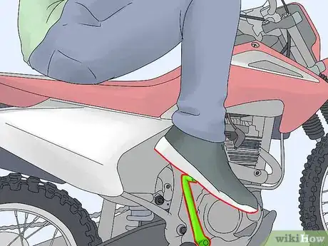 Image titled Kick Start a Dirt Bike Step 7