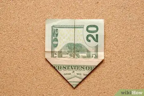 Image titled Fold a $20 Bill Into a Picture of the Twin Towers Step 3