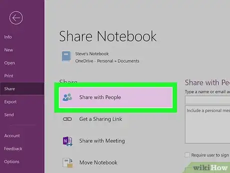 Image titled Share OneNote Notebooks Step 10