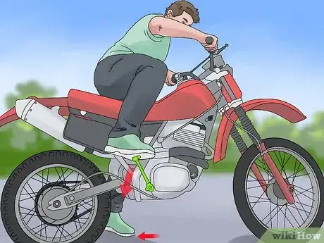 Image titled Kick Start a Dirt Bike Step 8